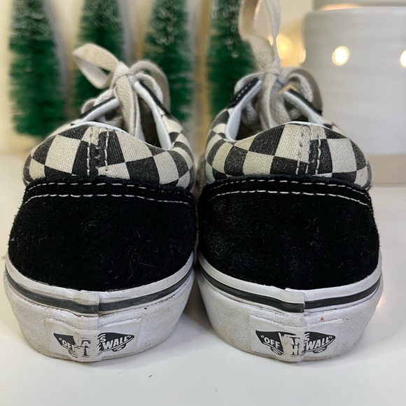 Vans Kids Primary Check Old Skool Sneakers - Picture 5 of 7